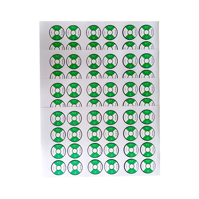 Glatter Matte Finish Self Adhesive Paper beschriftet den Druck des kundenspezifischen Kuss-Schnittes