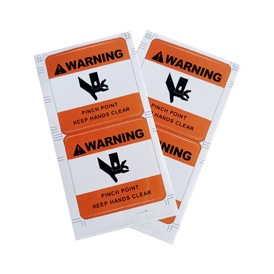 Aufkleber-Vinylklebende Aufkleber-Sicherheits-halten warnende Gefahrenspannungs-Warnung ab