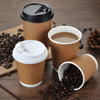 Heißgetränk-Einweg-Lebensmittelverpackungspapier Kaffeetassen zum Mitnehmen für Milchtee 24oz