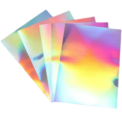 Holographisches Vinyl A4 Tintenstrahl-Aufkleberpapier selbstklebende A4-Etiketten für Laserdrucker