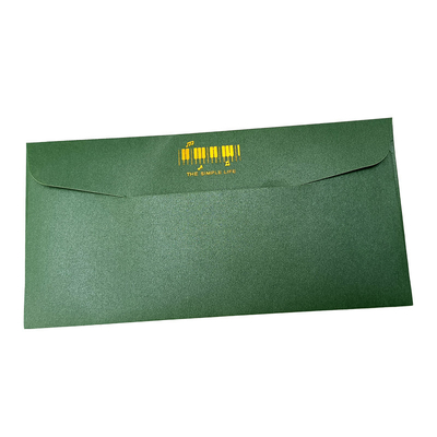 Glatter kundengebundenes Drucken Art Paper Fluorescence Green Gifts Umschlag