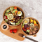 Einweg-Suppe zum Mitnehmen Ramen-Salat-Fast-Food-Schale mit Deckel 520ml 720ml