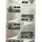 Metallischer mattsilberner Polyester-PVC-Etikettenaufkleber für elektronische