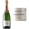 Personalisiertes Goldfolien-Etikett für Champagnerflasche Weiß Rot geprägt