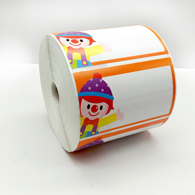 Selbstklebendes leeres Papier 4x6 Thermoetiketten Druckerrolle für den Versand
