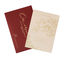 Luxuriöse rote Hochzeitsgeschenkkartenumschläge 5x7 4x6 mit Falteinladungen