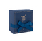 Luxus Design Blauer Karton Wellpappe Geschenkbox Kleidungsstück Kleidung Verpackungsbox