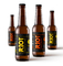 Glänzendes wasserdichtes Bier-Wein-Flaschen-Aufkleber-Etikett mit individuellem Logo