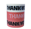 OEM Bopp Pink Danke Lebensmittelverpackungs-Aufkleberband zum Verschließen von Kartons