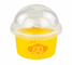 Kleine Einweg-Mangogelee-Dessertschalen aus Kunststoff PP für Pudding-Eiscreme