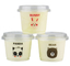 Kleine Einweg-Mangogelee-Dessertschalen aus Kunststoff PP für Pudding-Eiscreme