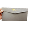 Luxusfolien-Logo Grey Paper Packet For Birthday-Hochzeits-Einladung schlägt Karte ein