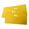 Orange Kraftpapier-Manila-Umschlag-Gewohnheit gedruckt mit Logo Or String