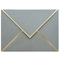 Kundenspezifischer Druckentwurf Grey Paper Gift Card Envelopess Luxus