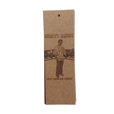 Kraftpapier des maßgefertigten Kleidungsstücks Papp, dashang tags for clothing druckt